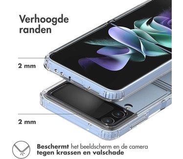 Accezz Xtreme Impact Backcover Samsung Galaxy Z Flip 4 - Transparant