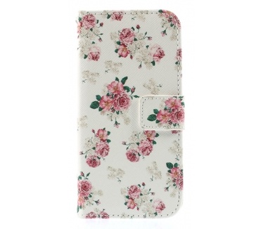 Kees Portemonnee Hoesje Apple iPhone 6 - Bloemen