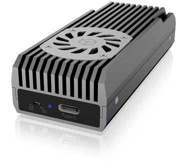 Icy Box External Type-C enclosure for M.2 NVMe SSD Zwart