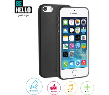 BeHello iPhone 5 / 5S / SE ThinGel Case Black