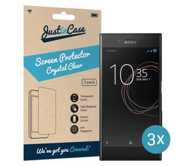 Just in Case Sony Xperia XZs Screenprotector - 3 stuks - Crystal Clear