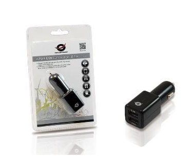 Conceptronic Conceptronic USB Charger 2-Port 4.2A CUSBCAR4A