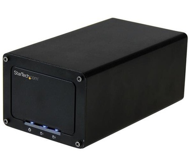 Startech.com "USB 3.1 (10Gbps) externe behuizing voor dubbele 2.5"" Zwart