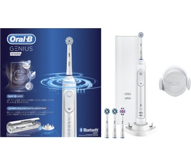 Oral-B Genius 10100S + 4 borstels  Wit