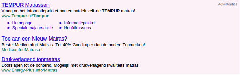 Tempur reclame