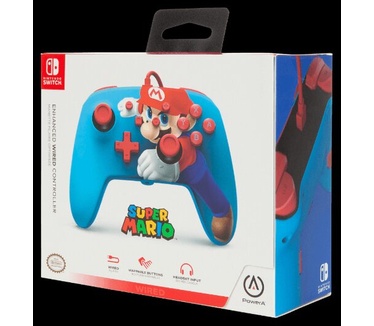 PowerA Enhanced Wired Controller For Nintendo Switch – Mario Punch Multi-color