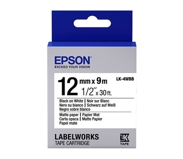 Epson LK-4WBB Labelprinter tape (C53S654023)