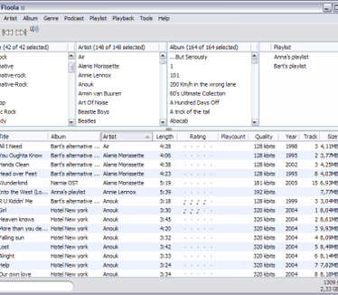 Floola 2.4 screenshot (410 pix)