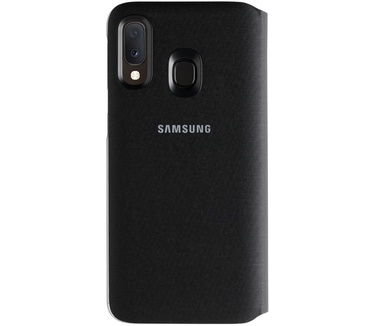 Samsung Galaxy A20e Wallet Cover  Zwart