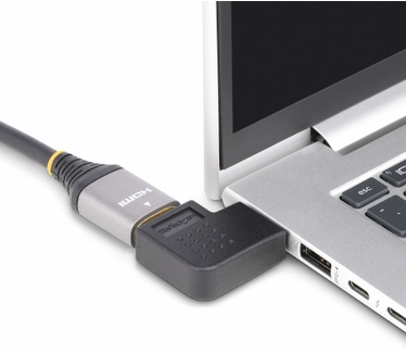Startech.com Haakse HDMI 2.0 Adapter, Male naar Female, Horizontale 90 Graden Haakse HDMI adapter, HDMI Port Saver, 4K 60Hz, High Speed HDMI Connector Extension, M/F