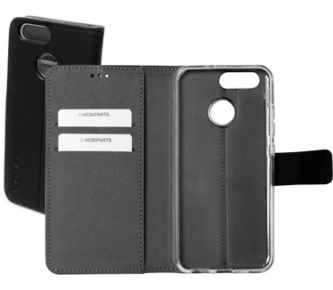 Mobiparts Premium Wallet TPU Case Huawei Nova 2 Black