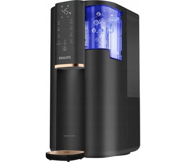 Philips Waterstation RO ADD6901HBK/10, AquaShield-filter, onmiddellijke verwarming, compact ontwerp voor thuis en op kantoor, 200x302x404 mm, kunststof