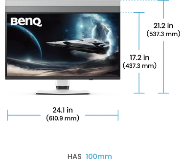 BenQ Mobiuz EX271QZ Zwart