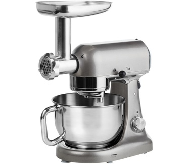 Medion Premium keukenmachine MD 16480, vermogen 1000W, mengen, kneden, roeren, 8 snelheden, roestvrijstalen mengkom