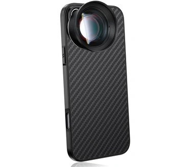 Mojogear 17mm lens case voor iPhone 16 Plus - Carbon Carbon