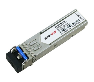Juniper SFP 100BASE-FX; LC connector; 1310 nm; 2 km reach on multimode fiber