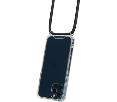 Mobiparts Lanyard Case Apple iPhone 12/12 Pro Black Cord