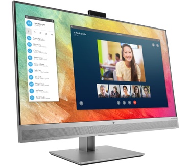 HP EliteDisplay E273m (1FH51AA) Zilver, Zwart