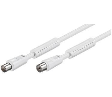 Wentronic coaxial, 1.5 m Wit