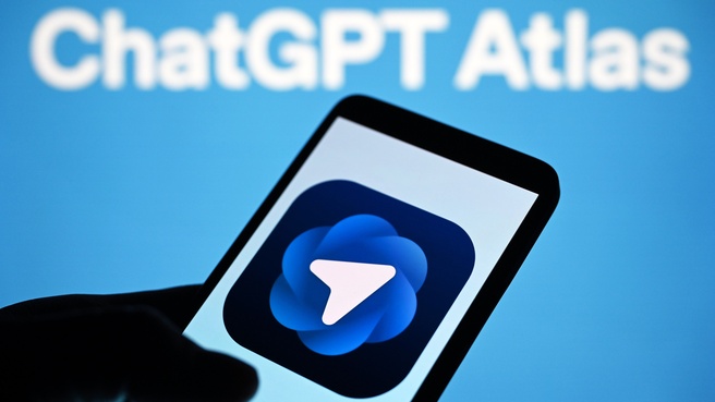 ChatGPT Atlas stock. Bron: Pavlo Gonchar/SOPA Images/LightRocket via Getty Images