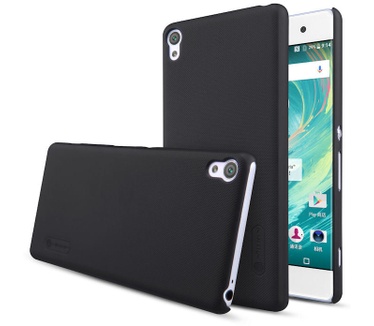 Nillkin Frosted Shield Hard Case voor Sony Xperia XA - Zwart