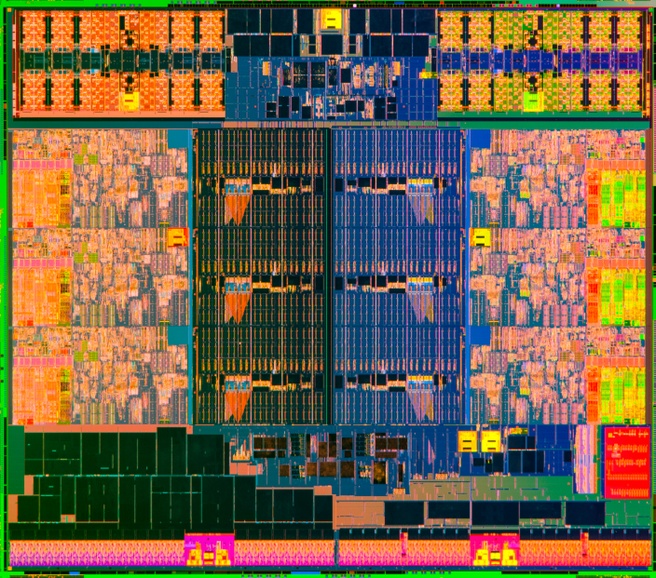 Ivy Bridge E-wafershot