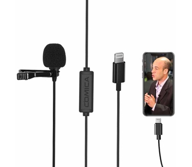 Comica Comica CVM-V01SP (MI) speldmicrofoon met Lightning-aansluiting voor iPhone en iPad