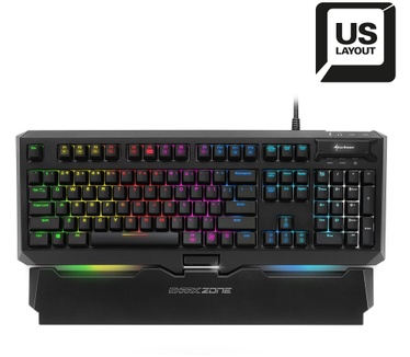 Sharkoon Shark Zone MK80 RGB Mechanical Gaming Keyboard (Red)