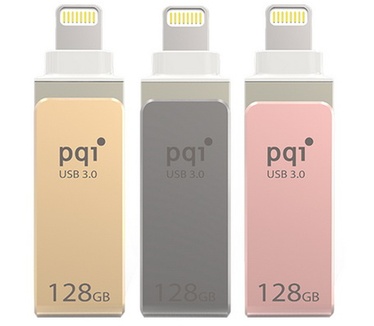 PQI iConnect Mini 128GB Rosé Goud