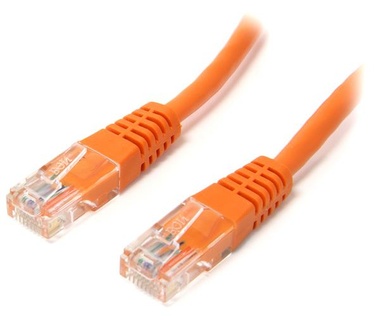 Startech.com 15 ft Orange Molded Category 5e (350 MHz) UTP Patch Cable