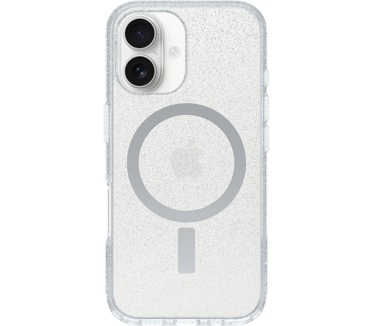 Otterbox Symmetry Series Clear voor MagSafe voor iPhone 16, Stardust (iPhone 16) Transparant