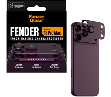 PanzerGlass PanzerGlass® Fender Camera Protector Dark Cherry iPhone 2026 Pro Max