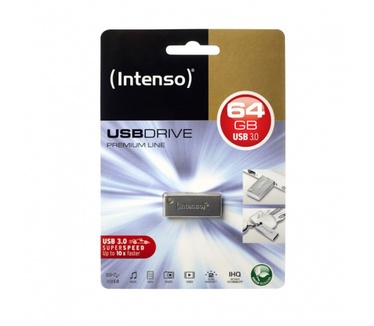 Intenso Premium Line USB 3.0 64GB Zilver