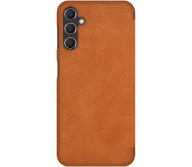 Nillkin Qin PU Leren Book Case Samsung Galaxy A14 (A146) - Bruin Bruin