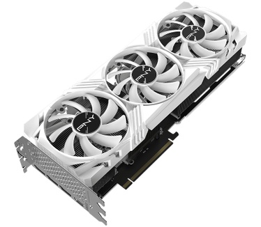 PNY GeForce RTX 4070 Ti SUPER 16GB VERTO Overclocked Triple Fan White