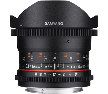 Samyang Optics 12mm T3.1 VDSLR Fujifilm X
