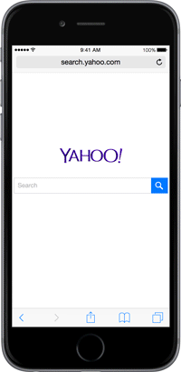 Yahoo search