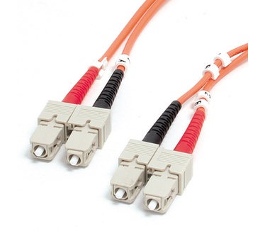 Startech.com 2m SC naar SC OM1 Multimode Glasvezel Kabel, 62.5/125 Vezel maat, 10G Netwerken, LSZH Glasvezel patchkabel