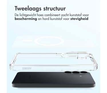 Accezz Xtreme Impact Backcover met MagSafe Samsung Galaxy S26 Ultra - Transparant