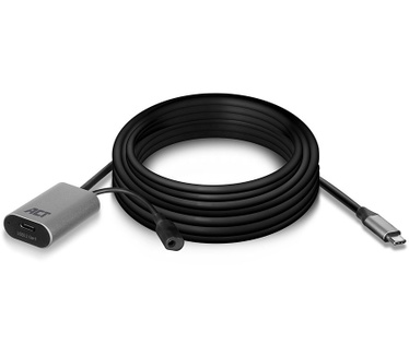 ACT AC7060 USB-C verlengkabel met signaalversterker, 5 meter