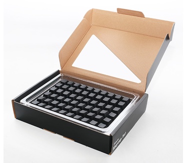 Ducky 132 Key Blank Black Cherry profile PBT Keycaps