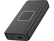 Otterbox - Draadloze voedingsbank - 15000 mAh - 18 Watt - 3 A - Apple Fast Charge, Huawei Fast Charge, PE 2.0+, PD 2.0, PD 3.0, AFC, SFCP, PE 1.1+ - 2 uitgangsaansluitingen (USB, USB-C) - zwart