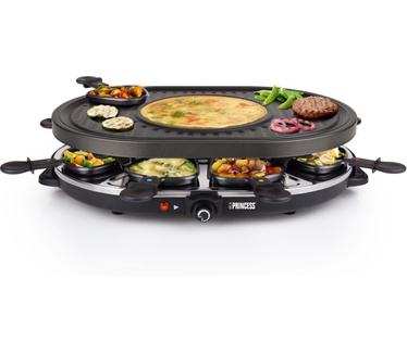 Princess 162700 Raclette 8 Oval Grill Party
