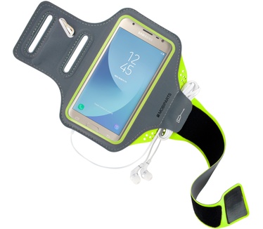 Mobiparts Comfort Fit Sport Armband Samsung Galaxy J3 (2017) Neon Green