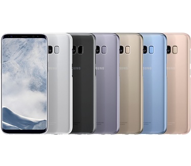 Samsung Galaxy S8 Plus Clear Cover (Galaxy S8+) Zwart