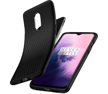 Spigen Liquid Air OnePlus 7 Case (Black) K08CS26415 (OnePlus 7) Zwart
