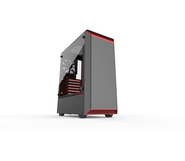 Phanteks Eclipse P300 Zwart/Rood
