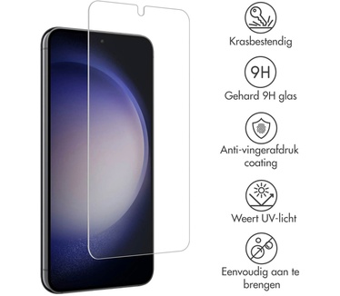Accezz Gehard Glas Screenprotector 2-pack Samsung Galaxy S22 / S23