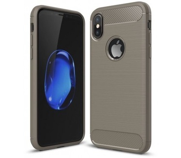 qMust Apple iPhone X Rugged TPU Hoesje Grijs