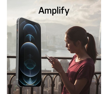 Otterbox Amplify Anti-Microbial Series voor Apple iPhone 12/iPhone 12 Pro, transparant